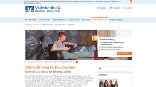 
                            2. Online-Banking Volksbank eG Osterholz Bremervörde - Privatkunden