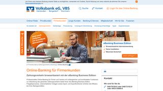 
                            1. Online-Banking - Volksbank eG, VBS