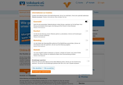 
                            3. Online-Banking - Volksbank eG - voba-sbh.
