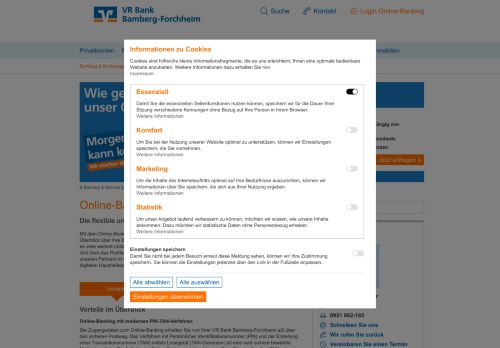 
                            1. Online-Banking - Volksbank Forchheim eG