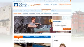 
                            2. Online-Banking - Volksbank Hohenlohe