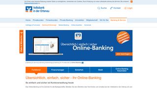 
                            8. Online-Banking - Volksbank in der Ortenau eG