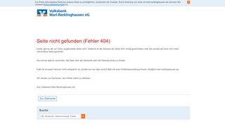 
                            1. Online-Banking - Volksbank Marl-Recklinghausen eG