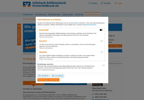 
                            12. Online-Banking - Volksbank Raiffeisenbank Fürstenfeldbruck eG