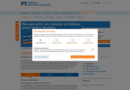 
                            1. Online-Banking Volksbank Rhein-Lahn-Limburg eG