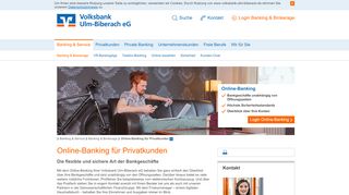 
                            1. Online-Banking | Volksbank Ulm-Biberach eG