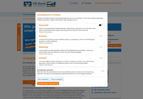 
                            2. Online-Banking - VR-Bank Bad Salzungen Schmalkalden eG