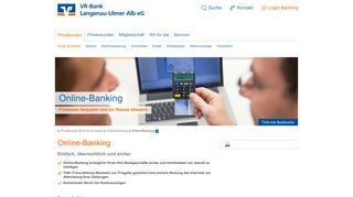 
                            9. Online-Banking | VR-Bank Langenau-Ulmer Alb eG