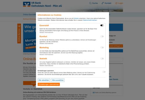 
                            8. Online-Banking - VR Bank Ostholstein Nord - Plön eG