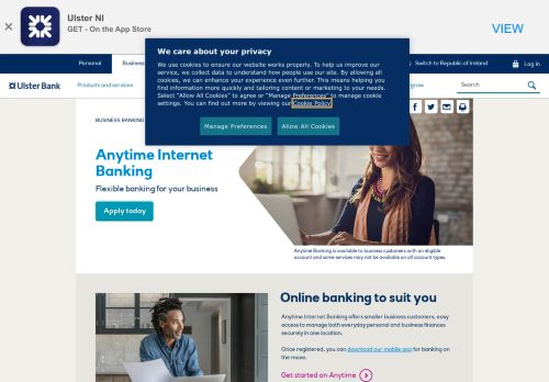 
                            6. Online Banking - Ways To Bank - Business Banking | Ulster Bank