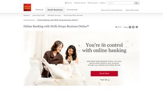 
                            3. Online Banking - Wells Fargo Business Online®