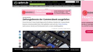 
                            9. Online-Banking: Zahlungsdienste der Commerzbank ausgefallen ...