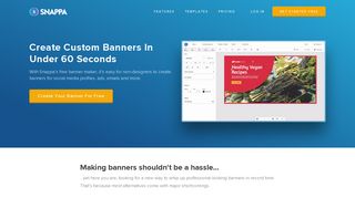 
                            6. Online Banner Maker - Free & Easy to Use | Snappa