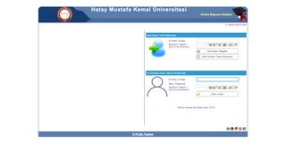 
                            7. Online Başvuru - Hatay Mustafa Kemal Üniversitesi