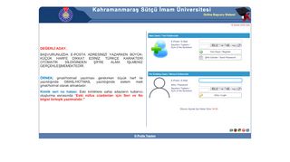 
                            4. Online Başvuru - Kahramanmaraş Sütçü İmam Üniversitesi