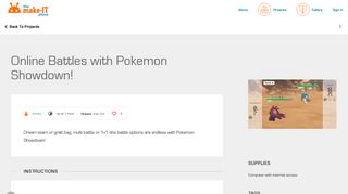 
                            9. Online Battles with Pokemon Showdown! - The Make-IT Place
