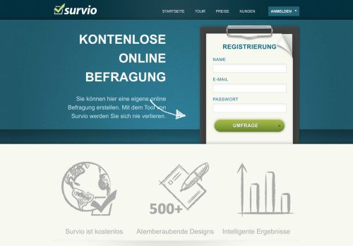 
                            3. Online Befragung | Survio.com