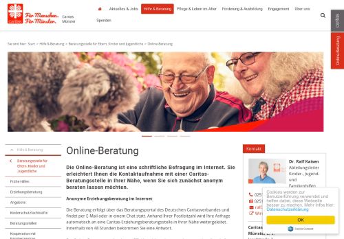 
                            12. Online-Beratung - Caritas Münster