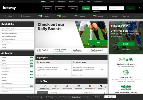 
                            13. Online Betting Site | Sports Betting | Betway