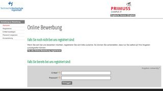 
                            4. Online bewerben - Primuss