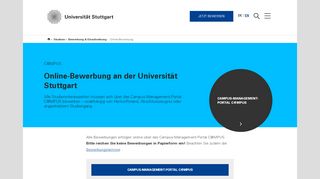 
                            9. Online-Bewerbung an der Universität Stuttgart | Universität Stuttgart