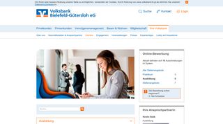 
                            6. Online-Bewerbung Ausbildung Übersicht - Volksbank Bielefeld ...