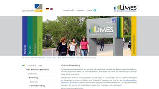 
                            3. Online-Bewerbung - Limes-Institut-Bonn