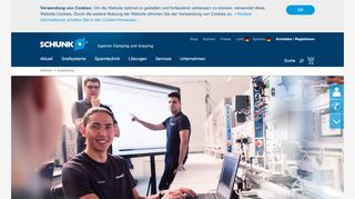 
                            5. Online-Bewerbung - SCHUNK Ausbildung