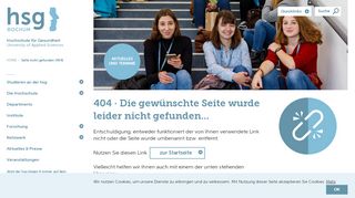 
                            5. Online-Bewerbungsportal für alle hsg-Studiengänge geöffnet ...