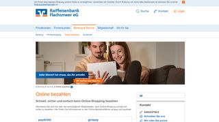 
                            11. Online bezahlen - Raiffeisenbank Flachsmeer eG