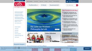 
                            11. Online-Bibliothek - utb-Shop