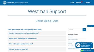 
                            3. Online Billing FAQs - Westman Communications Group - Customer ...