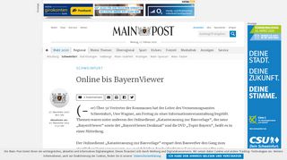 
                            10. Online bis BayernViewer - Main-Post