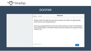 
                            3. Online Booking with DOCPAR