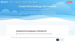 
                            10. Online Bookings with Facebook - Checkfront