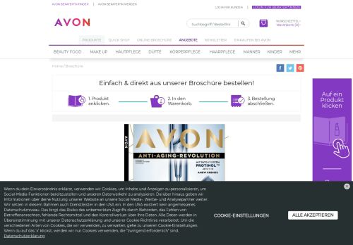 
                            7. Online Broschüre - Avon