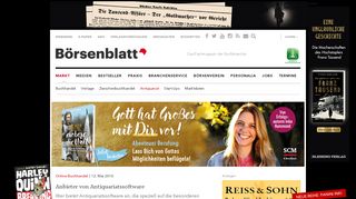 
                            9. Online-Buchhandel / Anbieter von Antiquariatssoftware / boersenblatt ...