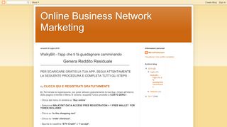 
                            10. Online Business Network Marketing: WalkyBit - l'app che ti fa ...