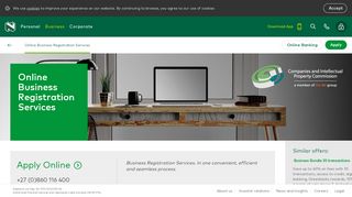 
                            13. Online Business Registration Services - Nedbank
