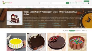 
                            4. Online Cake Delivery | Order Cake Online & Send to ... - FlowerAura