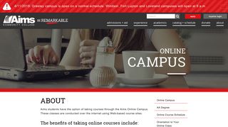 
                            12. Online Campus - Aims Community College