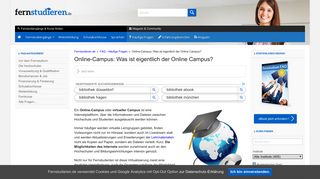
                            9. Online Campus - was ist ein Online Campus? - Fernstudieren.de