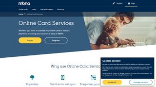 
                            1. Online Card Services | MBNA