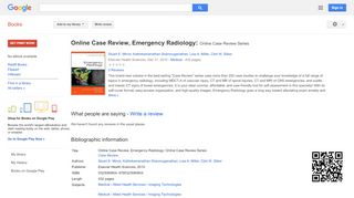 
                            11. Online Case Review, Emergency Radiology