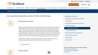 
                            3. Online Cash Manager Features and Benefits | Banca ... - SunTrust Bank