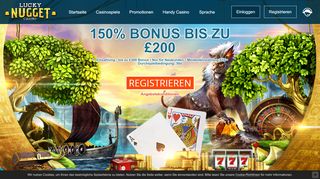 
                            1. Online Casino – bis zu 200€ Gratis bei Lucky Nugget Online Casino