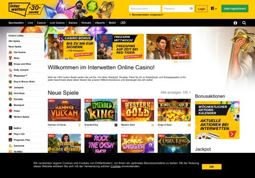 
                            7. Online Casino - Black Jack, Roulette, Slots - Interwetten
