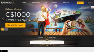 
                            3. Online Casino CasinoCruise- C$1000 Bonus