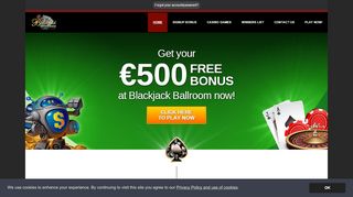 
                            5. Online Casino Games | €500 Free Bonus at Blackjack Ballroom Mobile!