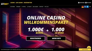 
                            5. Online Casino LV BET | Online Spielautomaten, Slots und Live ...